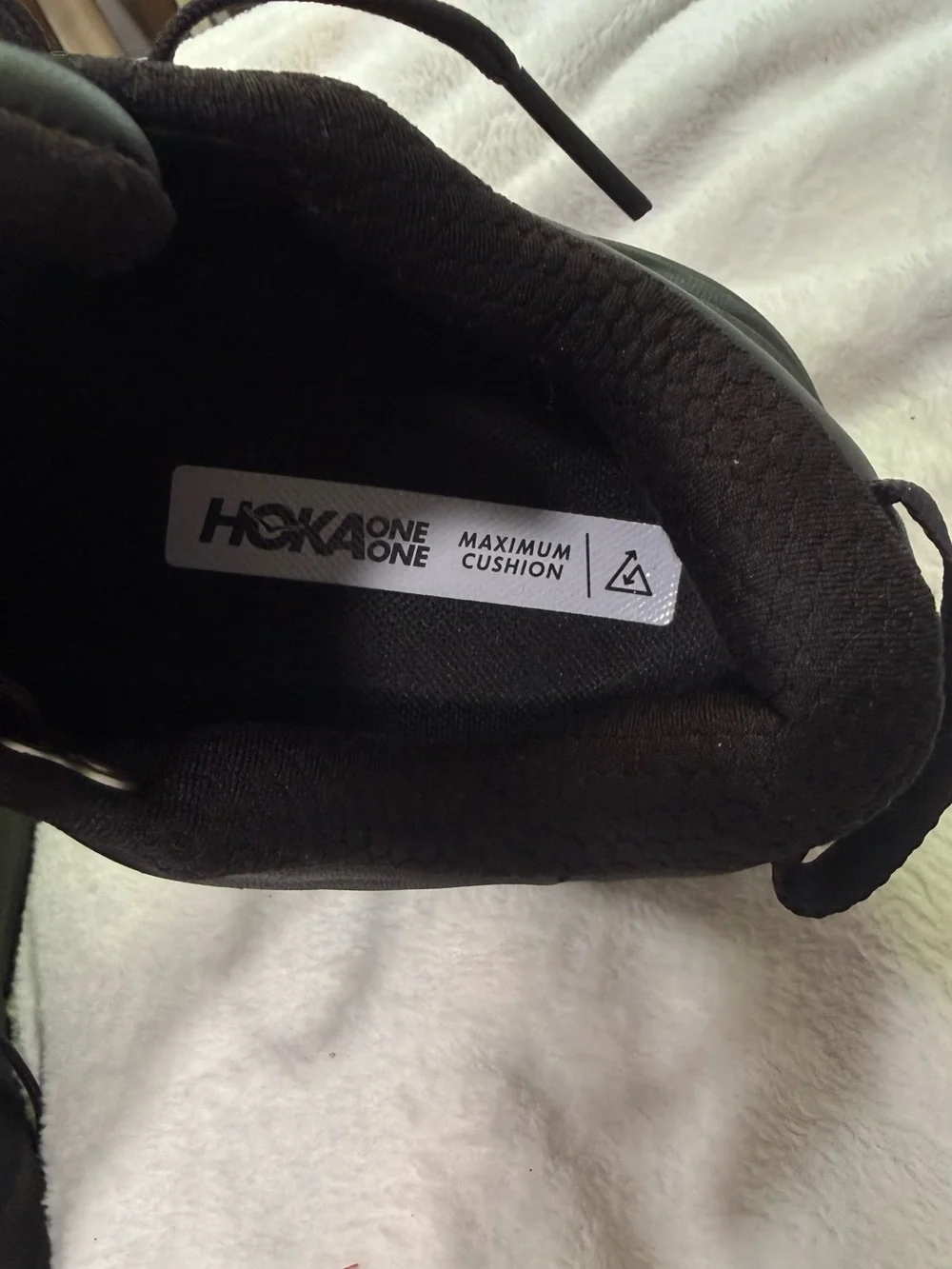 Hoka Men's All-Black Cushioned Athletic Shoes